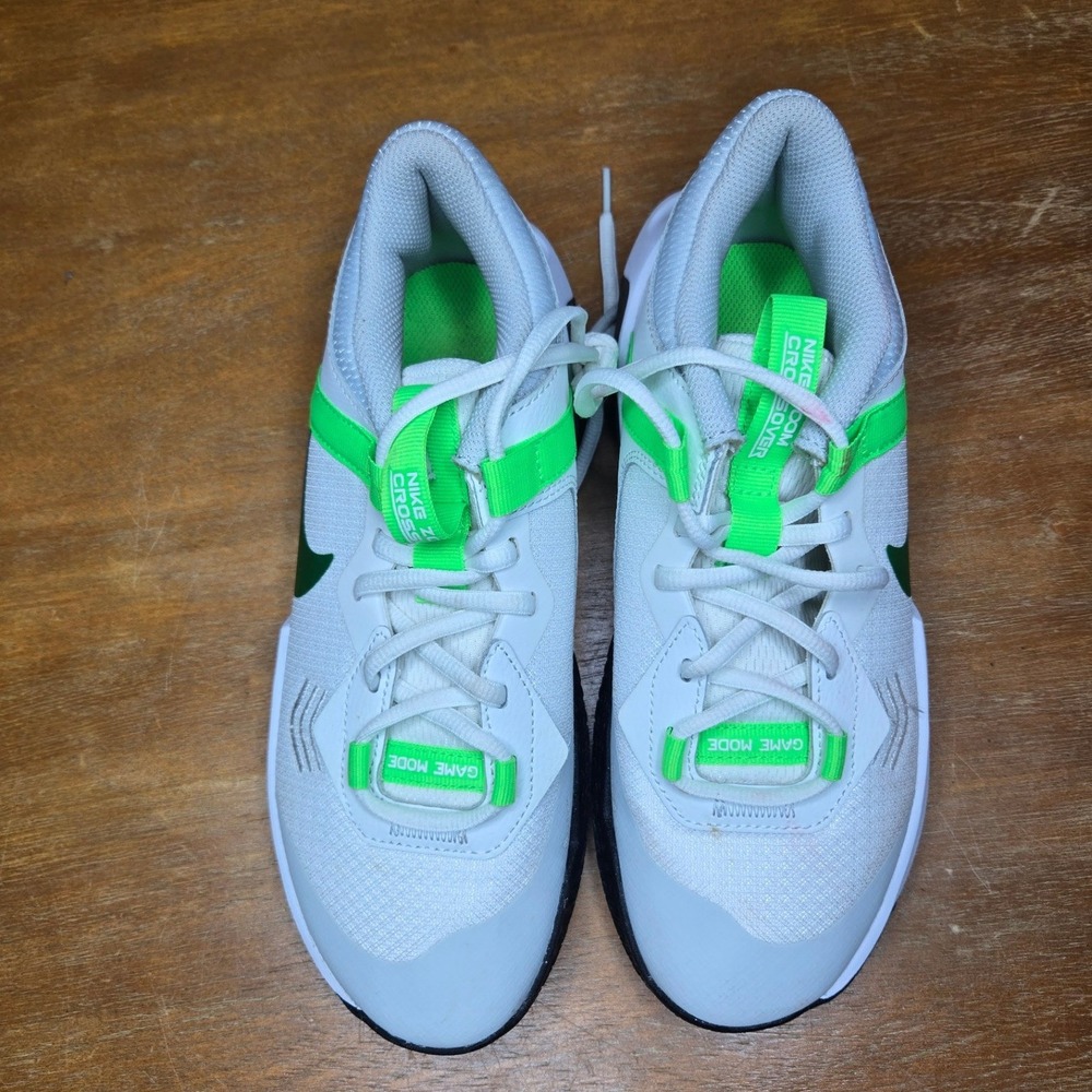 Nike Air Zoom Crossover Basketball Shoes Youth 5.5Y White Green DC5216-104